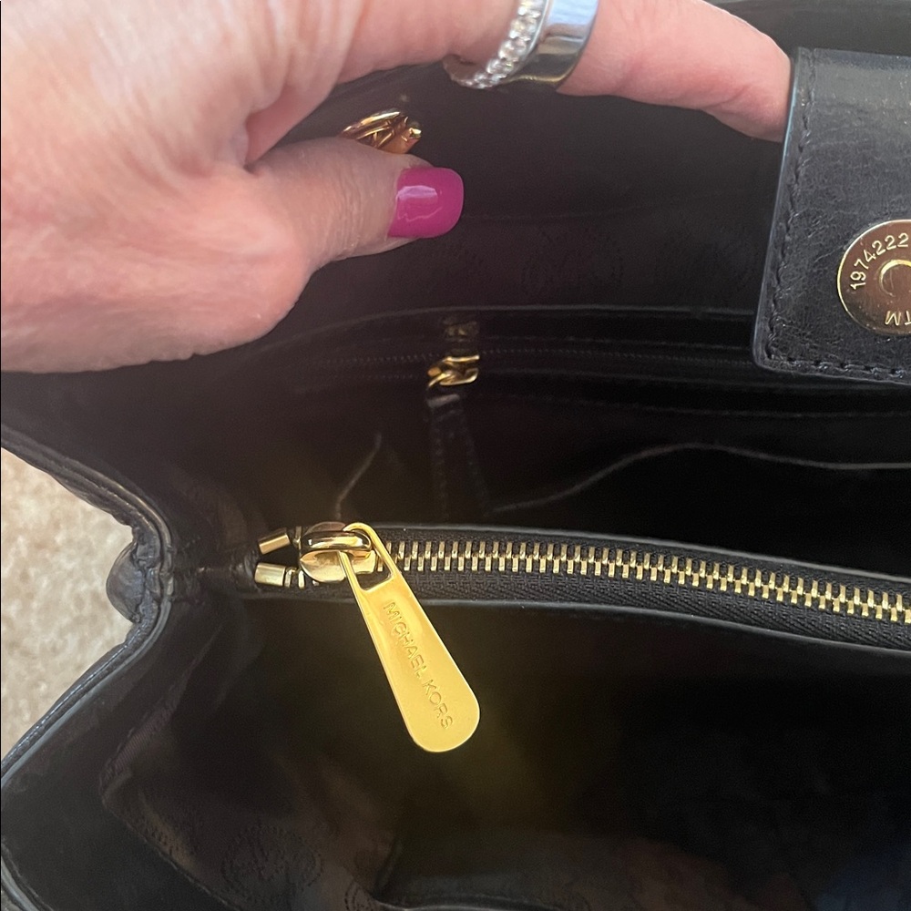 Michael Kors Quilted Leather Handbag - Picture 8 of 16